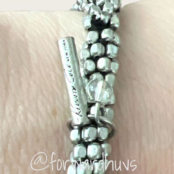 Bundle Sale 3 for $15 | Kenneth Cole | Silver Tone Stretch Bracelet - Picture 5 of 8